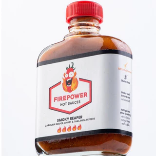 Limited Item!❤️‍🔥 Smoked Carolina Reaper Hot Sauce - Very High Heat - 85ml ซอสพริกแคโรไลน่า รีพเปอร์ เลเวล5 เผ็ดมาก