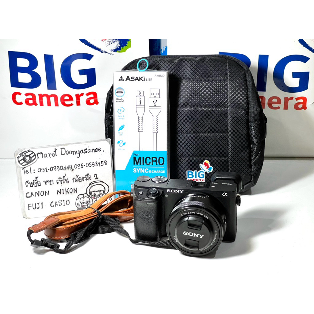 Sony A6400 lens 16-50mm สภาพสวย (สินค้ามือสอง)