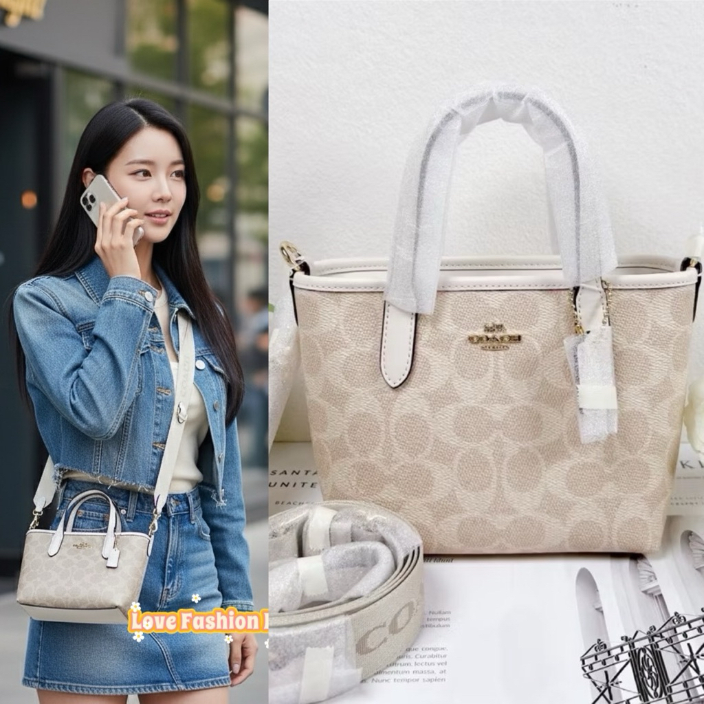 👑 ผ่อน 0% 👑City Mini Tote Bag CW032 กระเป๋าสะพาย