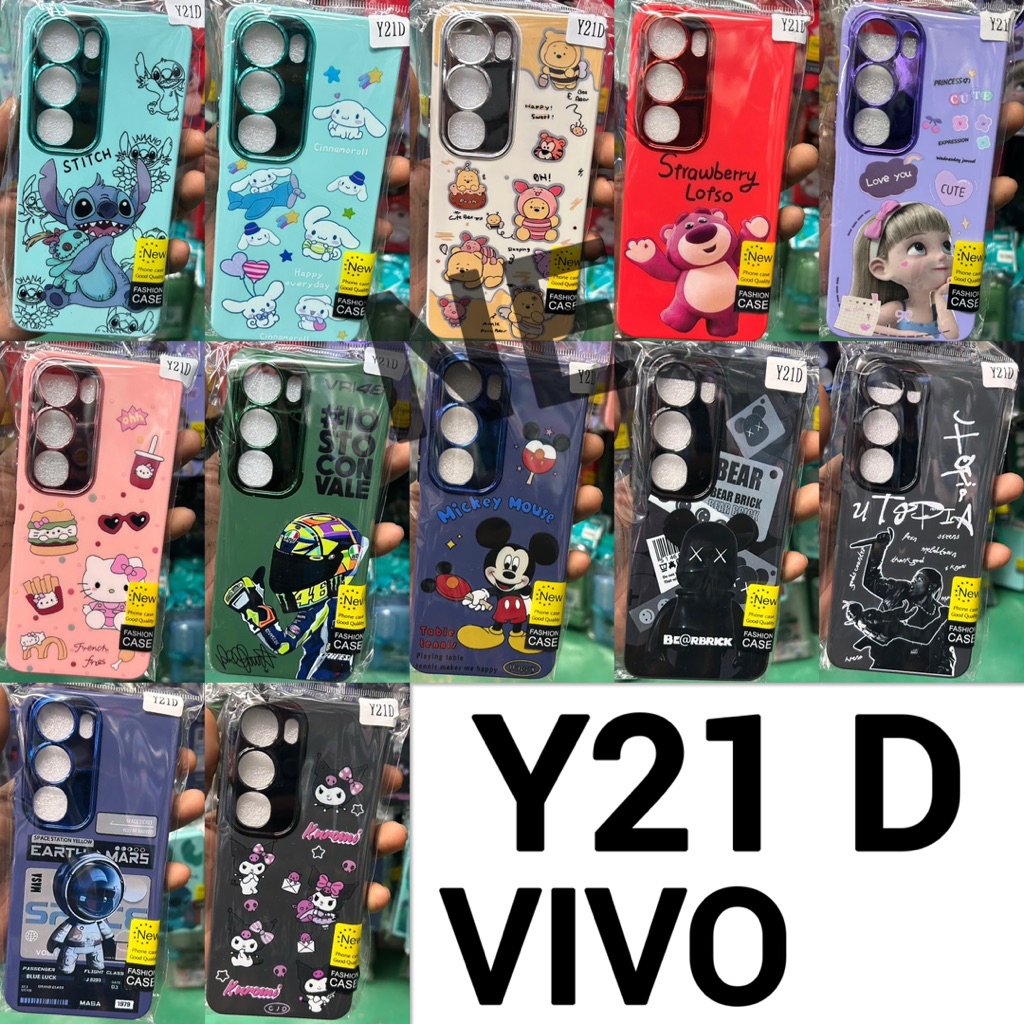 CASE เคส VIVO Y21 D -     กำมะหยี่ลายการ์ตูน📮✅
