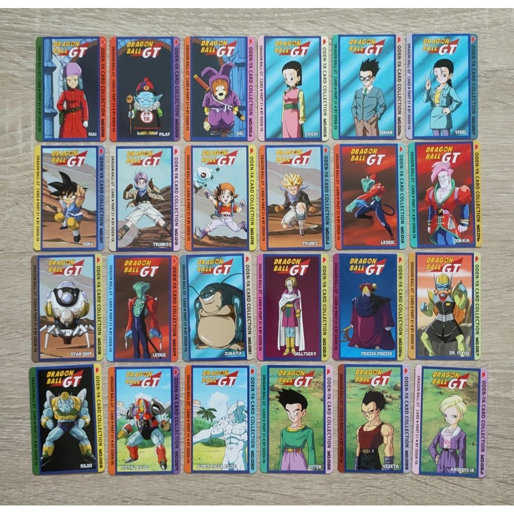 การ์ด DRAGON BALL GT PART 31 ของโอเดนย่า