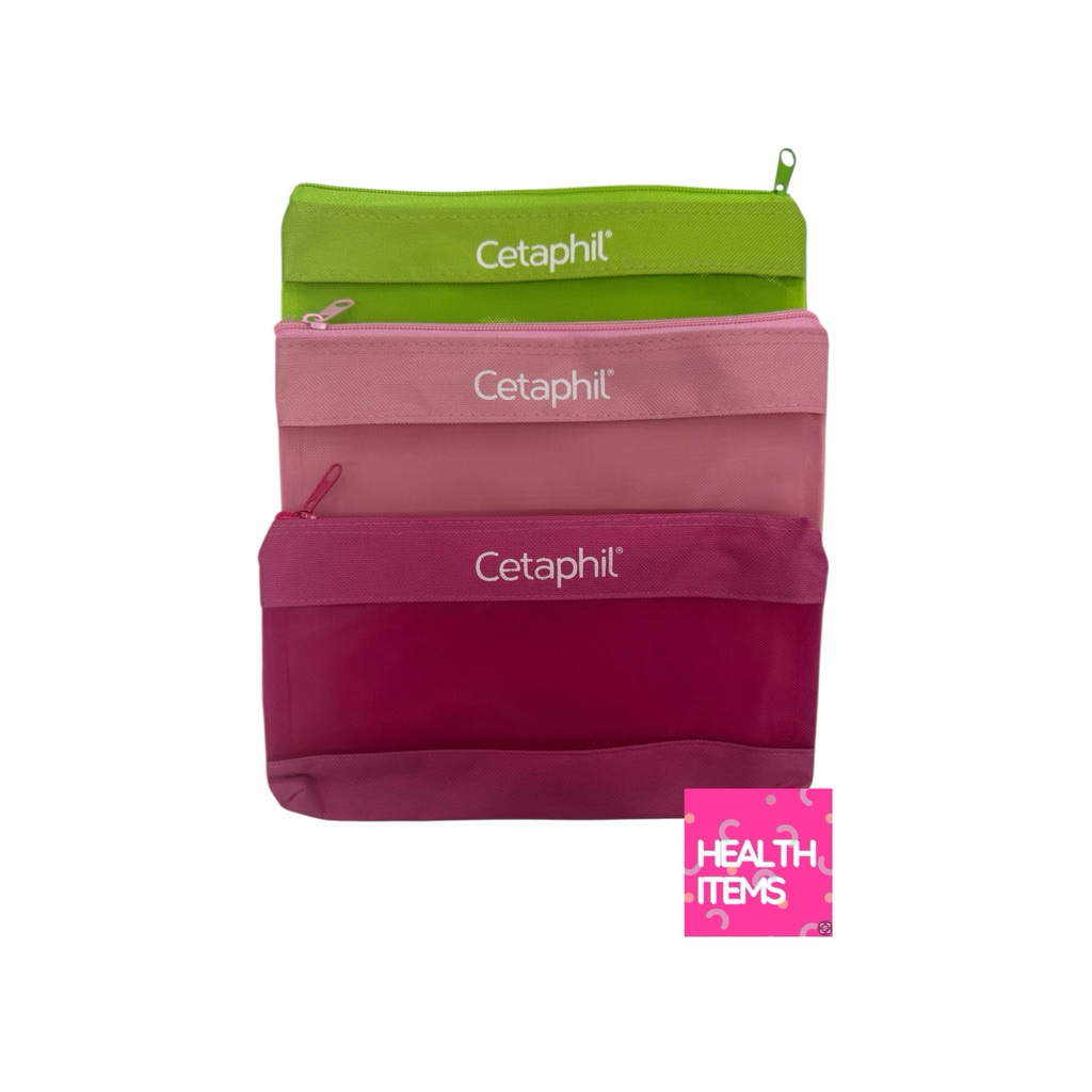 ((1ใบ/ออเดอร์ คละสี)) ของแถม กระเป๋า Cetaphil