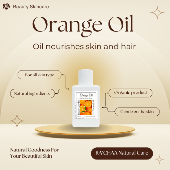 RA’CHAA Orange Oil Hair & Body Oil บำรุงผมและผิว กลิ่นหอมส้มสดชื่น 50 ml