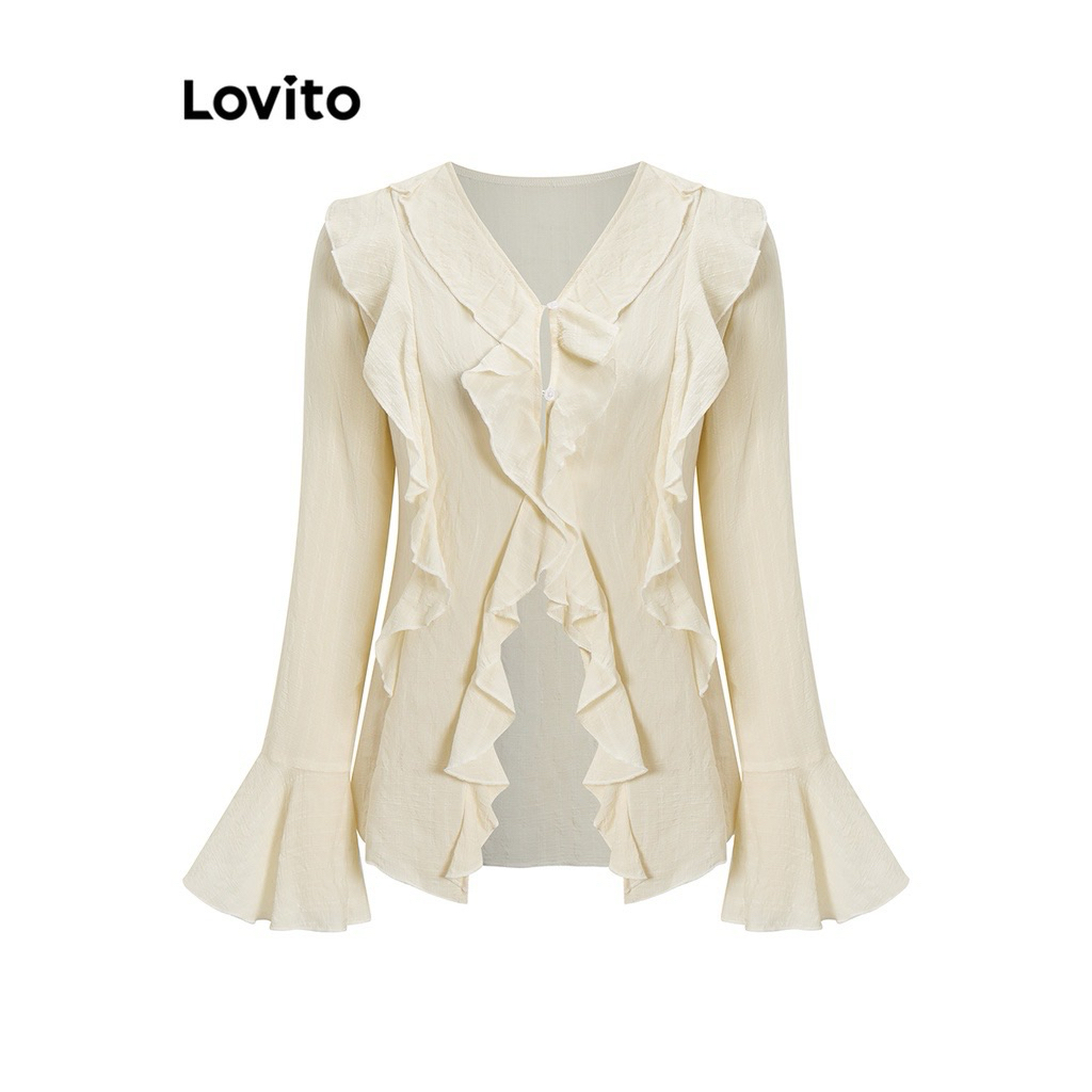 (มือสอง) Lovito เสื้อผู้หญิงนัวเนีย L61AD100