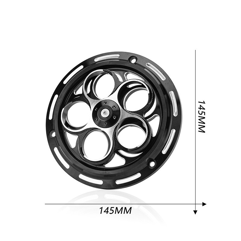 CODฝาครอบพัดลมระบายความร้อน หมุนได้ ฝาครอบแหวนหมุน สําหรับ VESPA Sprint Primavera 150 S125 GTS300 lambretta v200 งาน CNC - รูปที่ 5