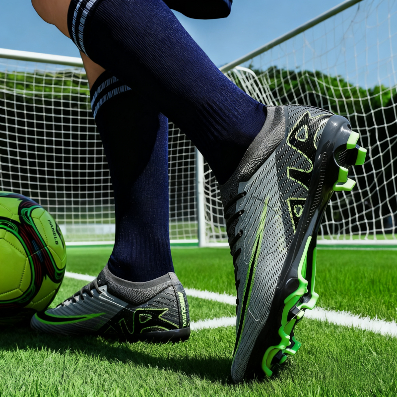 รองเท้าฟุตบอลคุณภาพสูง รองเท้าฟุตบอลมืออาชีพกลางแจ้ง FG Outdoors Professional Sports Soccer Shoes - รูปที่ 5