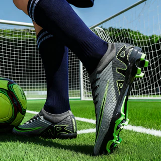 รองเท้าฟุตบอลคุณภาพสูง รองเท้าฟุตบอลมืออาชีพกลางแจ้ง FG Outdoors Professional Sports Soccer Shoes