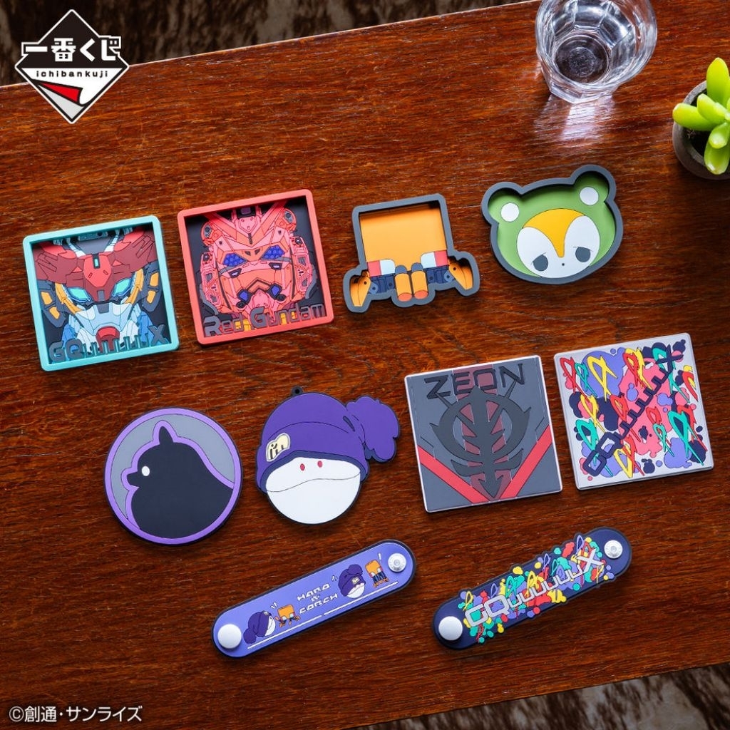 🤖(แท้/มือ1)🤖 ของสะสม อนิเมะ กันดั้ม Ichiban Kuji Gundam GQuuuuuuX Vol.2 Rubber Assortment F Prize งานลิขสิทธิ์แท้100%