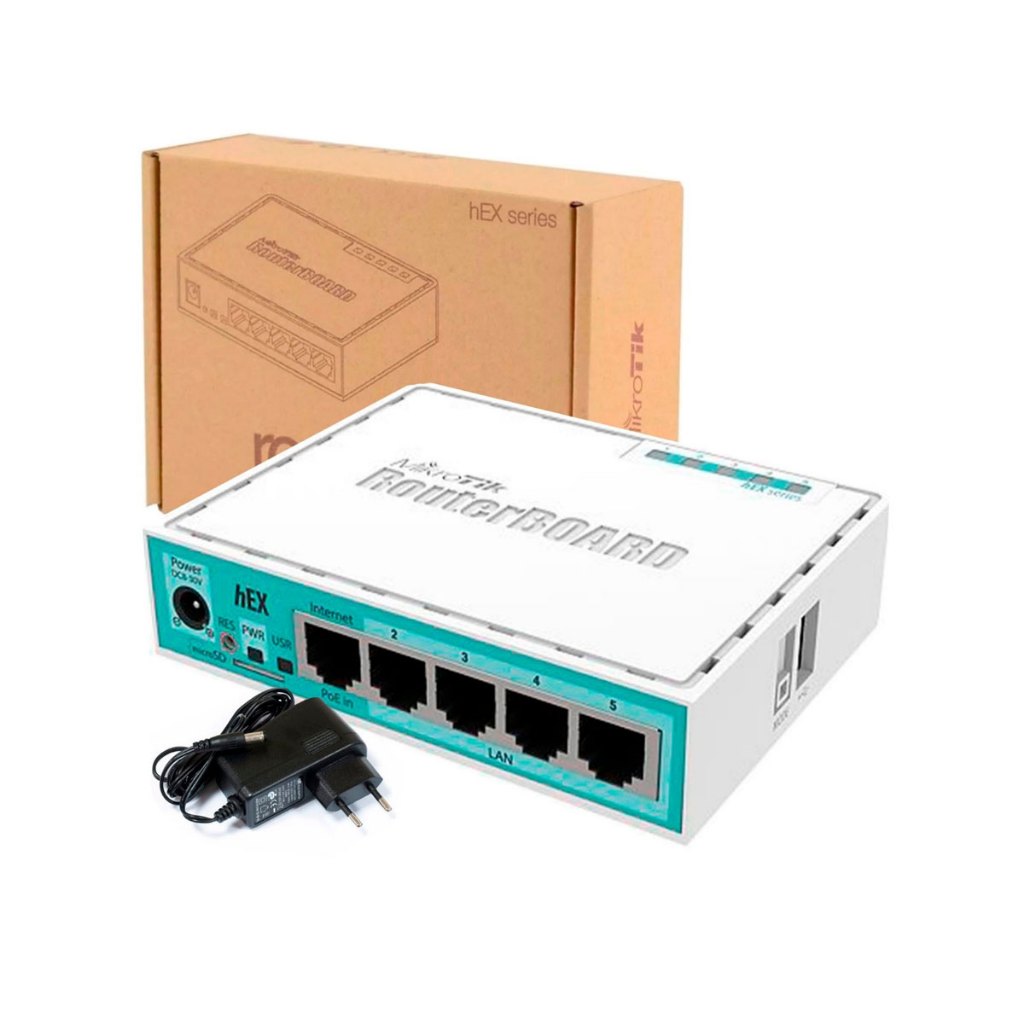 RB750Gr3, Mikrotik เร้าเตอร์ขนาดเล็กมี 5 Ports Gigabit CPU 4 Core 880Mhz, RAM 256MB