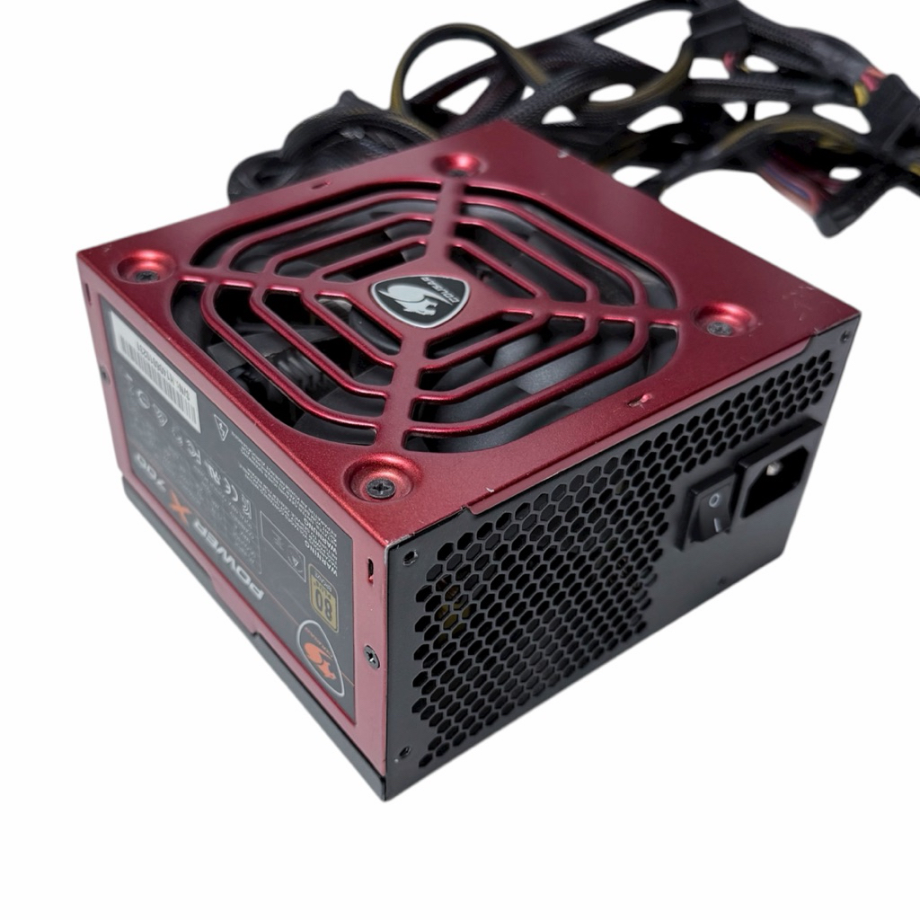 มือสอง 80+ Bronze พาวเวอร์ซัพพลาย อุปกรณ์จ่ายไฟคอมพิวเตอร์ PSU Cougar Power X 700W