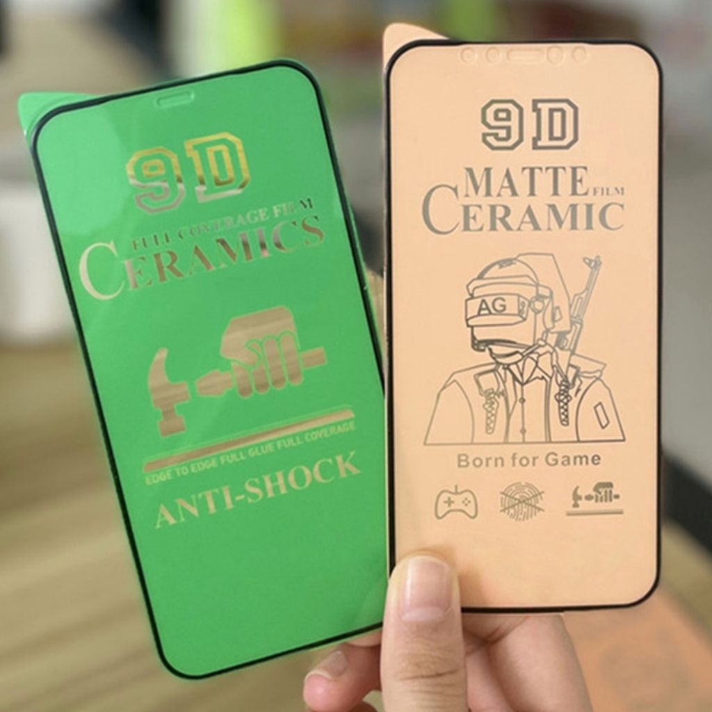 ฟิล์มเซลามิก แบบใส แบบด้าน เต็มจอ OPPO ไม่ดันเคส กาวเต็มแผ่น ฟิล์มกันกระแทก OPPO Series A ทุกรุ่น
