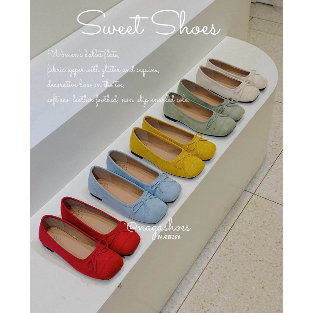 NAGASHOES SQUARE TOE DOLL SHOES