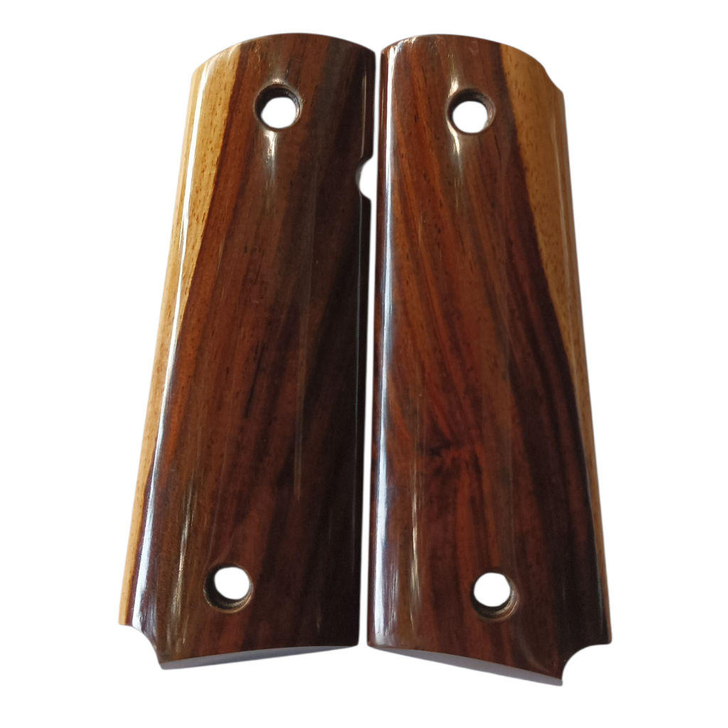 1911 grips ด้ามมีด 1911 ด้ามจับ ประกับไม้พะยูงแท้ อุปกรณ์เสริมตกแต่งสำหรับ​ 1911