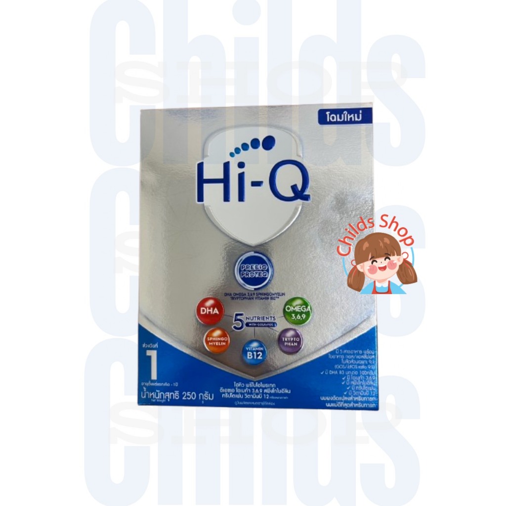 นมผง ไฮคิว Hi-Q พรีไบโอโพรเทก สูตร 1( โฉมใหม่ )(ตั้งแต่แรกเกิด-1ปี)