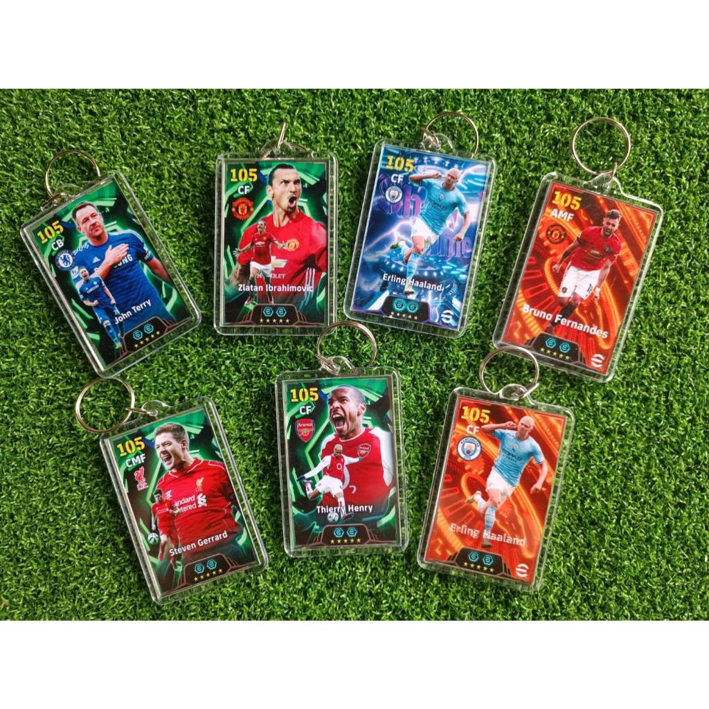 เกมefootball2025 พวงกุญแจEfootball สำหรับคอเกมส์และคนรักฟุตบอล สะพายเป้ก็เท่ ห้อยกุญแจมีนักเตะมากมาย