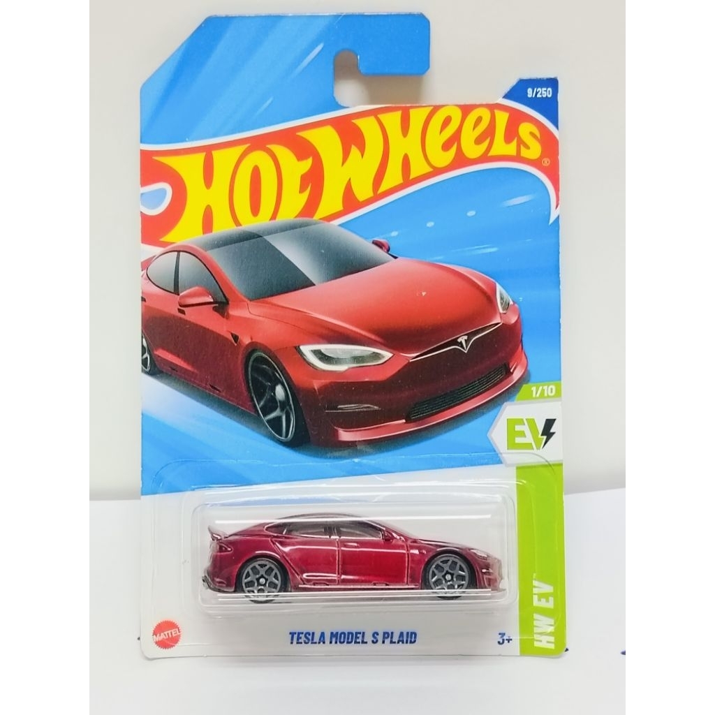 Tesla Model S Plaid รถโมเดล Hot wheels 1:64