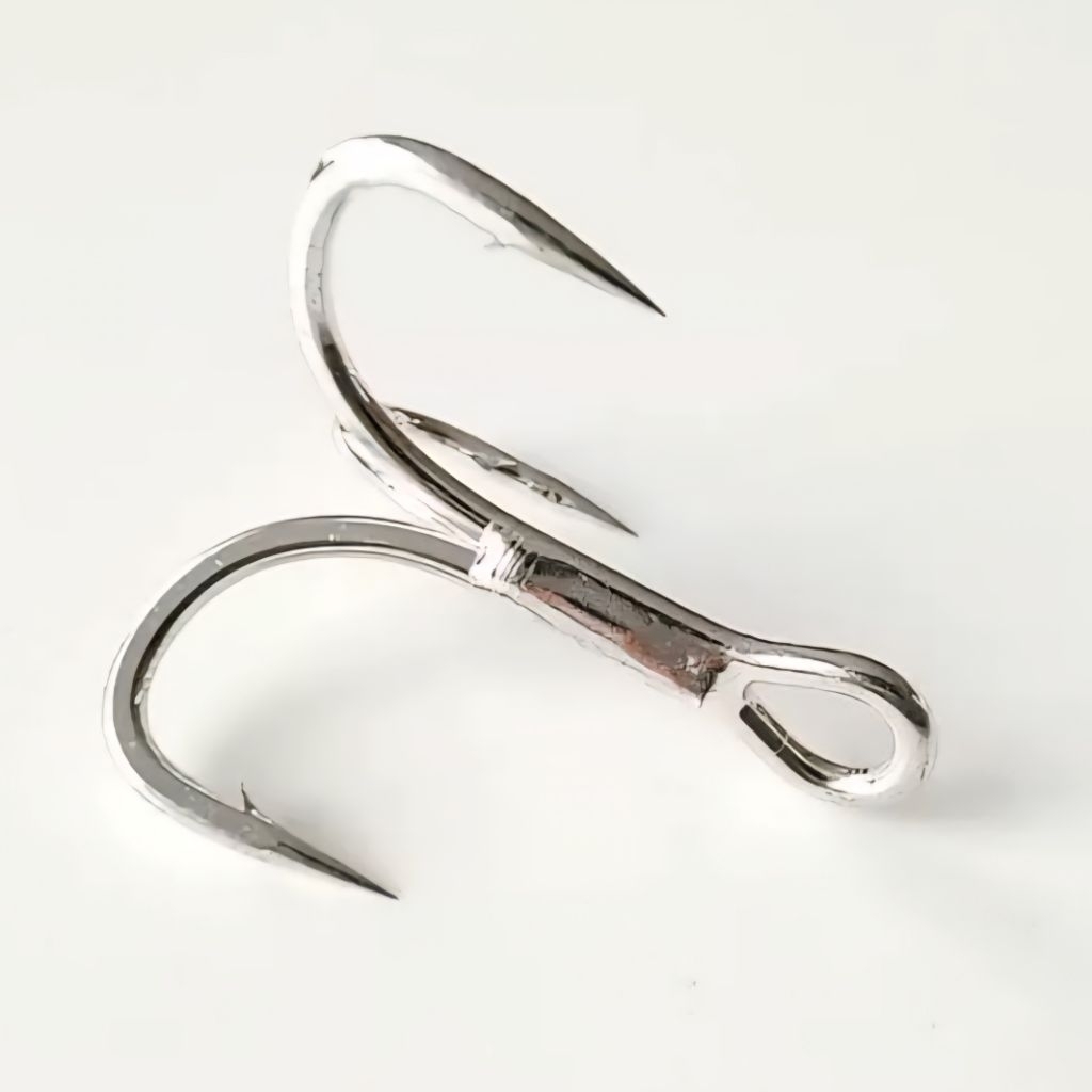 เบ็ด​สามทาง แข็ง4X เคลือบผิว คม เบา แข็งแรง​ ทนสนิม รหัสNP-6066 - รูปที่ 2