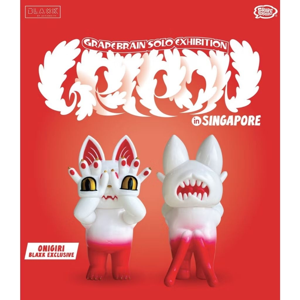 GRAPE BRAIN HELL'S CAT ONIGIRI พร้อมส่งจากไทย