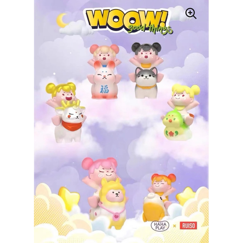 (พร้อมส่ง) woow minibean - good things girls riding miniature series (แบบเลือกตัว)
