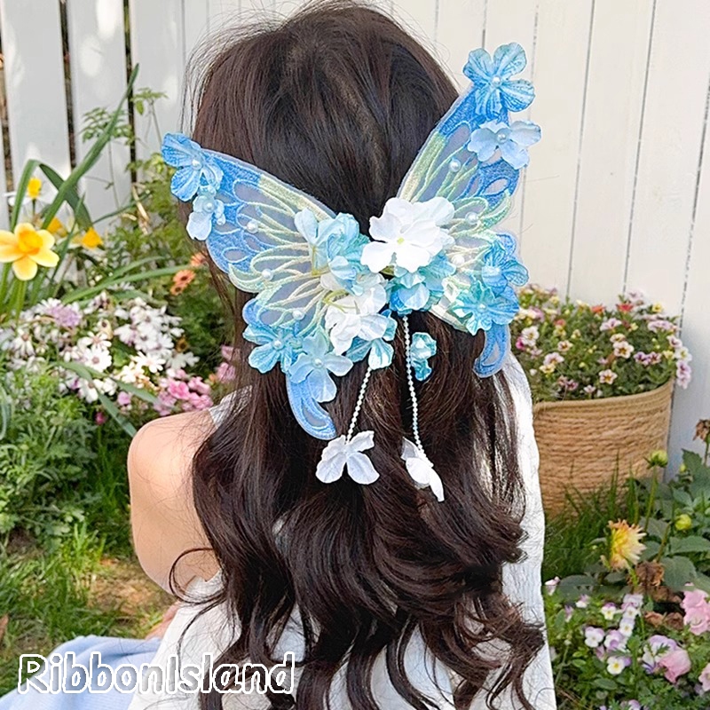 กิ๊บติดผม สำหรับผู้หญิง น่ารัก ขนาดใหญ่ ใหม่ ins ดอกไม้ คุณภาพสูง หวาน Butterfly ส่งเร็ว แฟชั่นสำหรับผู้หญิง COD
