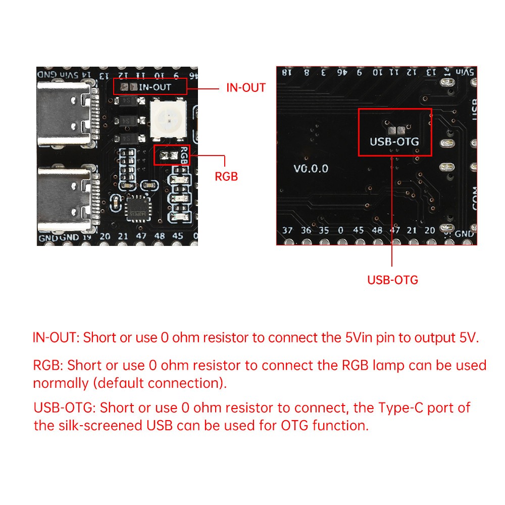 ESP32-S3 DevKitC N16R8 WiFi BT แบบดูอัลคอร์ รองรับงาน IoT และ AI พร้อมโมดูลเสาอากาศภายนอก
