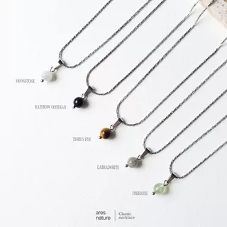 ares.nature - สร้อยคอ หินแท้ รุ่น Classic สร้อยสายมู เลือกหินเองได้