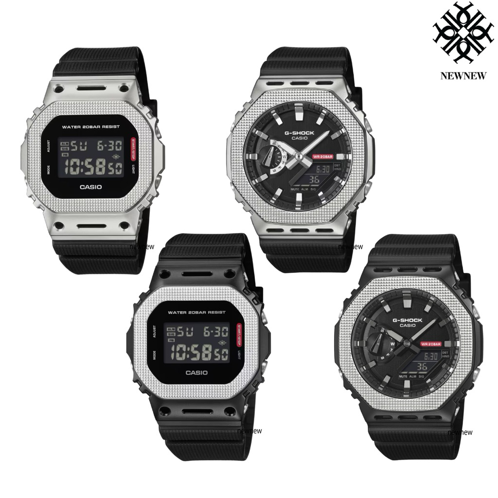 CASIO G-SHOCK นาฬิกาข้อมือ GM-2100M-1A GM-2100BM-1A GM-5600M-1 GM-5600BM-1 ของแท้ประกันศูนย์1ปี