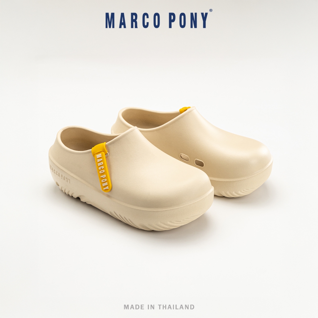 Marco Pony รองเท้าแตะ รองเท้าแตะผู้หญิงกันลื่น พื้นหนา 3.5 ซม กันน้ำ นุ่มใส่สบาย MH9027