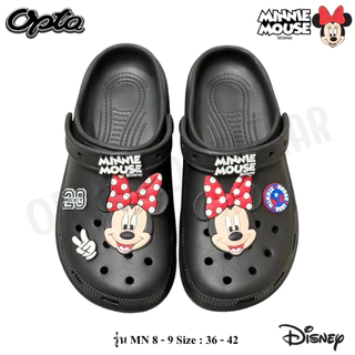 OPTA Minnie mouse รองเท้าหัวโตผู้หญิง เนื้อ EVA พื้นนื่มไส่สบาย ลิขสิทธิ์แท้ 100% พร้อมจัดส่งทุกวัน