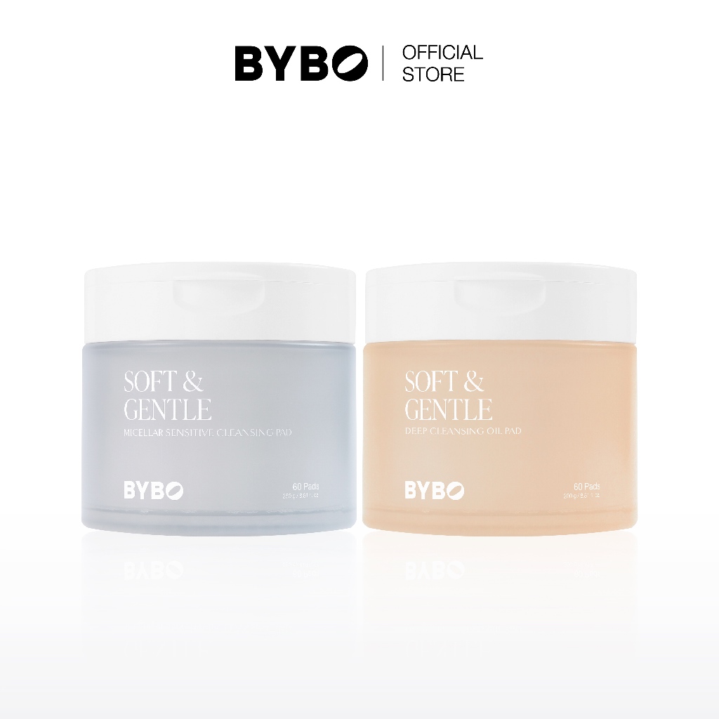 BYBO DUO CLEANSING SET (MICELLAR CLEANSING PAD + CLEANSING OIL PAD)