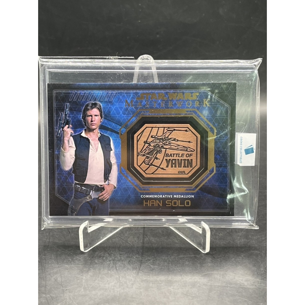 **Han Solo Battle of Yavin Medallion Card 💎 Star Wars Masterwork Commemorative Coin**