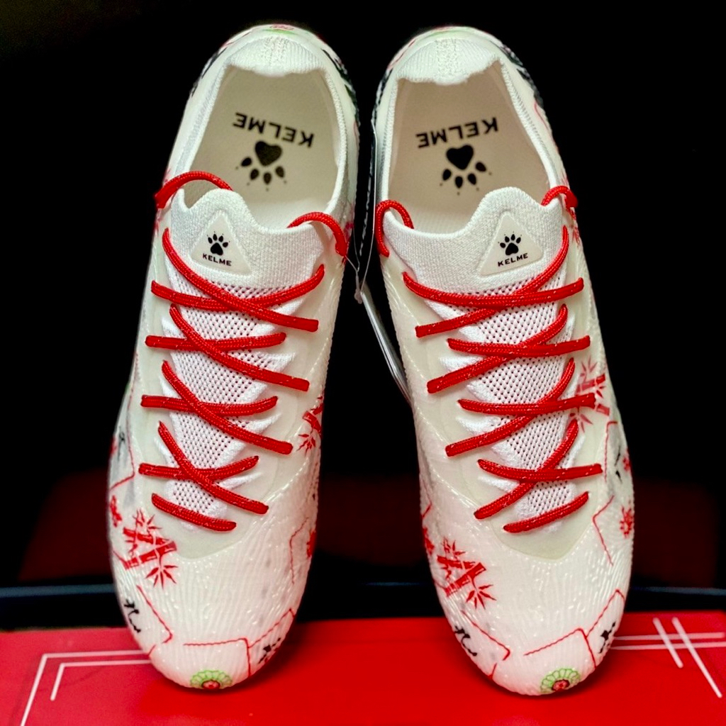 รองเท้าสตั๊ดฟุตบอล Kelme X TLSS Limited Edition MG/FG ตัวท็อปของแท้สีพิเศษ+พิเศษแถมถุงผ้า