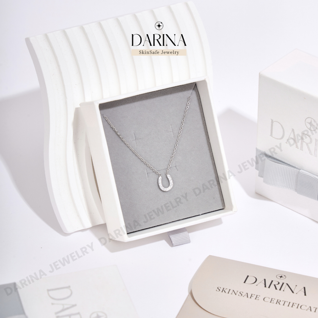 [SkinSafe Series] Wish of Luck Necklace สร้อยคอสแตนเลส Darina Jewelry SSN0003 ✨อ่อนโยนต่อผิว กันน้ำ ไม่ดำ พร้อมการ์ดรับร - รูปที่ 5
