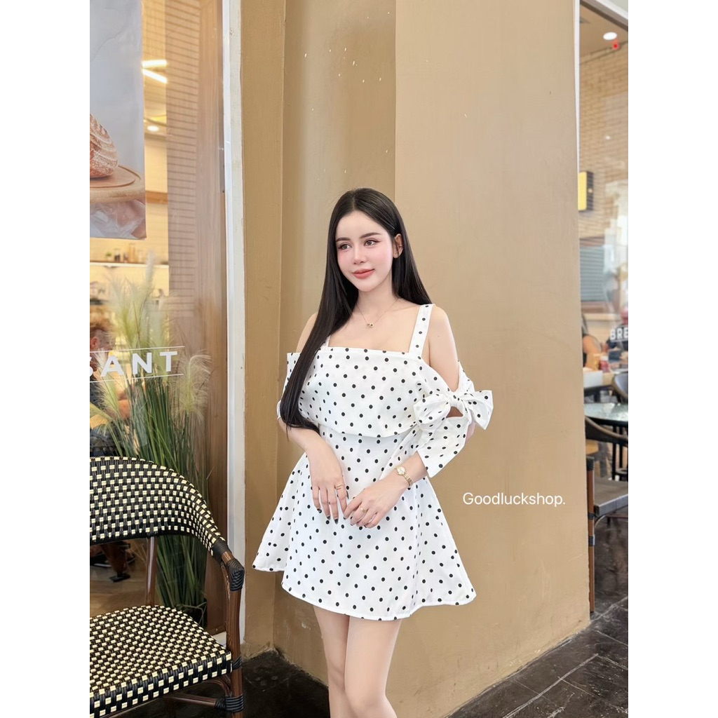 งานป้าย Goodluck shop มินิเดรส MD