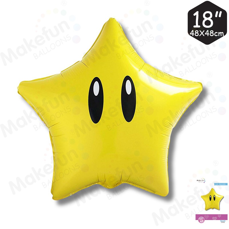 ลูกโป่งพระจันทร์ พระอาทิตย์ ดาว ยิ้ม ฟอยล์ลูกโป่งรูปทรงต่างๆ ลูกโป่งตกแต่งปาร์ตี้ของคุณ - รูปที่ 4