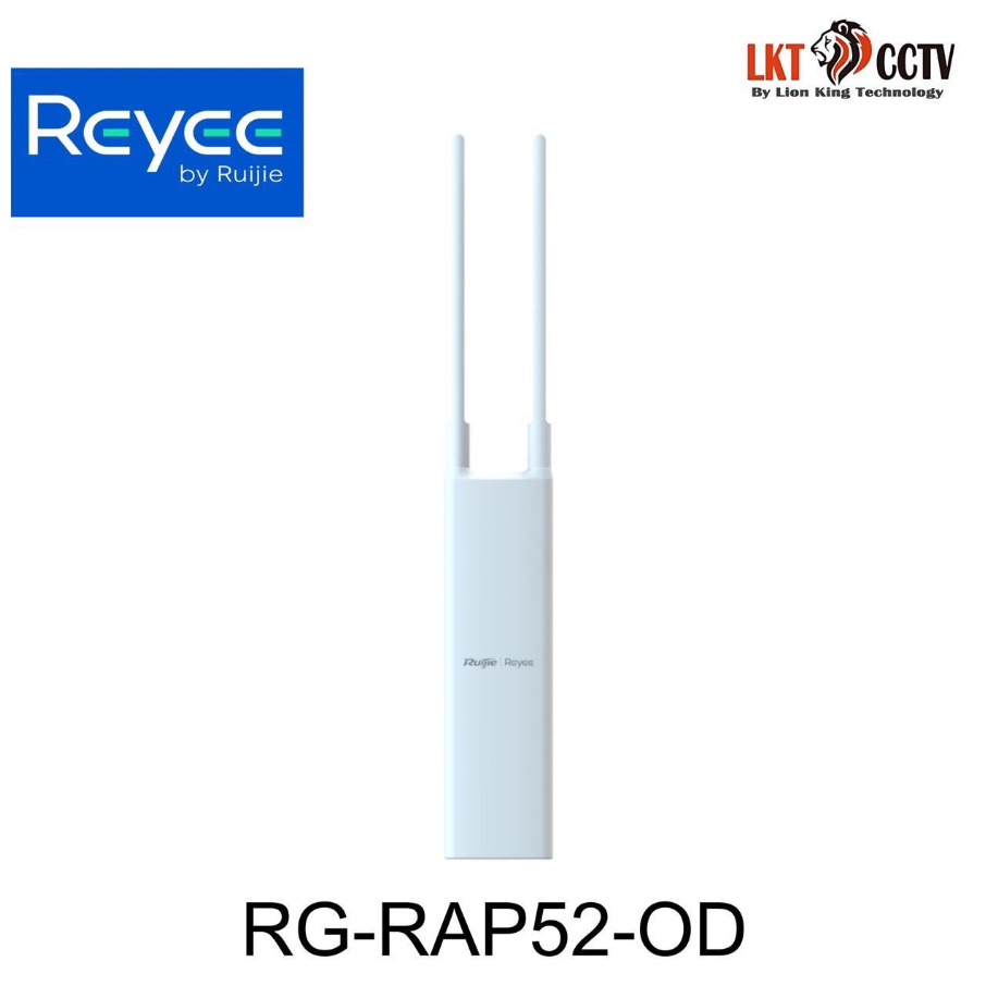 Ruijie Reyee RG-RAP52-OD อุปกรณ์กระจายสัญญาณสำหรับภายนอกอาคารแบบสองย่านความถี่ที่รองรับ Wi-Fi 5