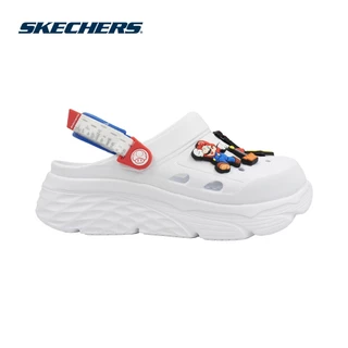 Skechers สเก็ตเชอร์ส รองเท้าผู้หญิง Women Nintendo Foamies Max Cushioning Shoes - 800031-WHT