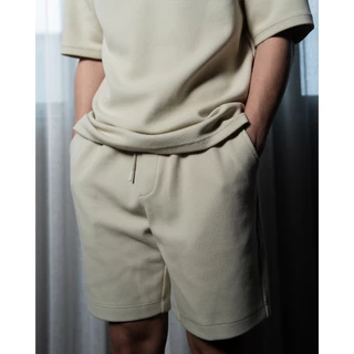 MUU SHORTS กางเกงขาสั้นทรงกระบอกสไตล์ Casual เนื้อผ้านุ่ม ใส่สบาย เอวยางยืด