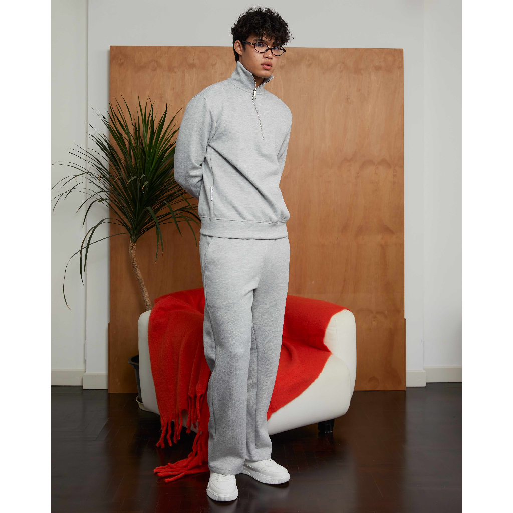 Pmith - Reese Straight-cut Sweatpants - Grey