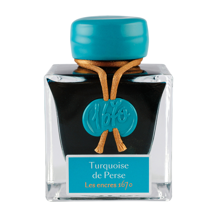 JACQUES HERBIN 1670 essential ink Persian turquoise 50ml (C15014JT)