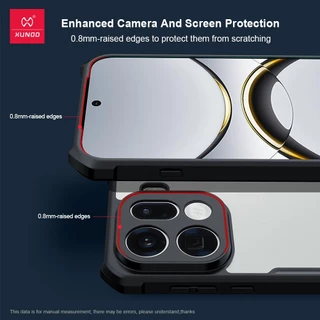 XUNDD เคส ใช้สำหรับOPPO Find X9s Ultra Case Find X9 Pro เคสป้องกันการกันกระแทก ป้องกันรอยขีดข่วน วัสดุTPUฝาหลังอะคริลิคใ