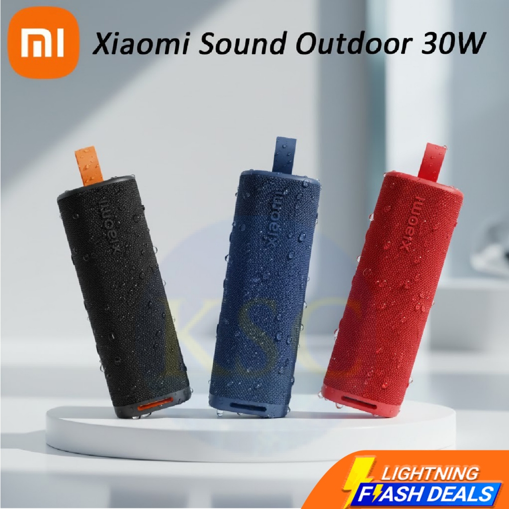 ส่งด่วน 🚩 Xiaomi Sound Outdoor Portable Bluetooth Speaker ลำโพงบลูทูธ 30W กันน้ำกันฝุ่น IP67