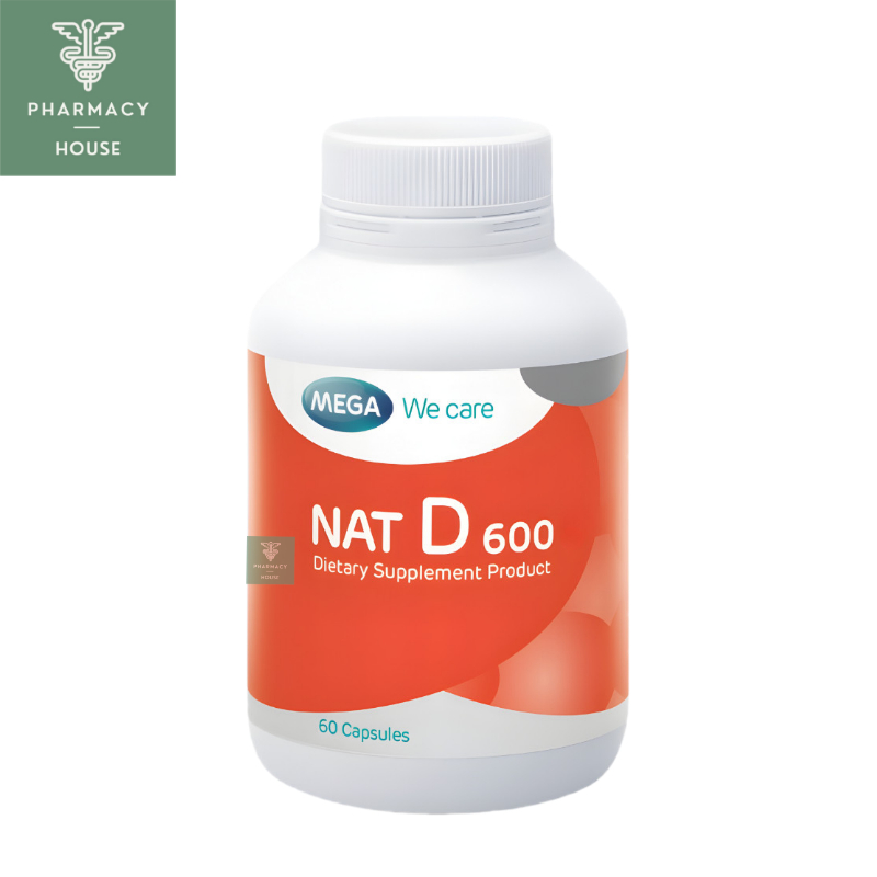 Mega Nat D 600iu 60 capsules