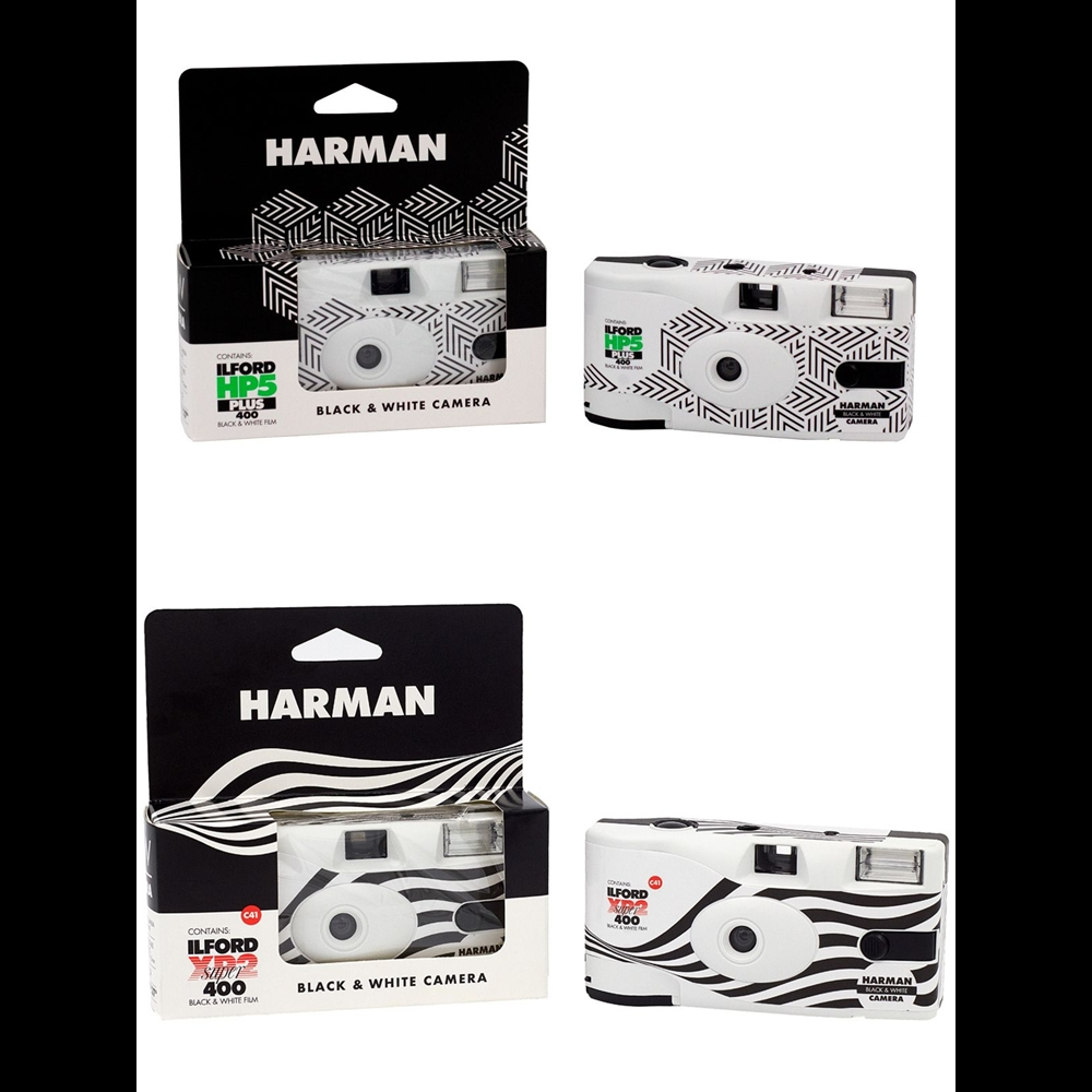กล้องฟิล์ม 35มม. Ilford Single Use Film Camera HP5 XP2 400 กล้องใช้แล้วทิ้ง 35mm 27exp 135 Harman