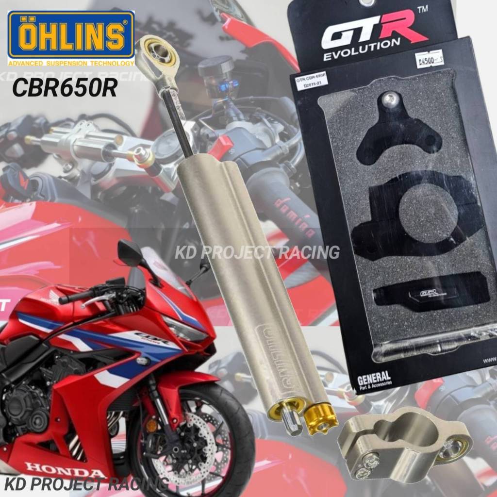 ชุดกันสบัด ohlins แท้ SD001 + ขากันสบัด GTR Honda CBR650R 2018-25