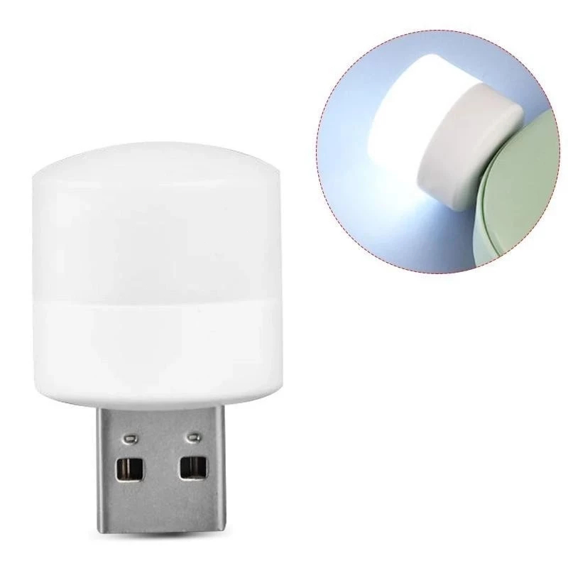 หลอดไฟ LED USB 2W หลอดไฟขนาดเล็ก แสงขาว วอร์ม แสงเหลือง ไฟมิ