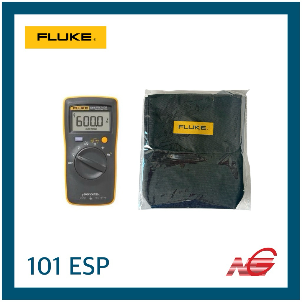 FLUKE ฟลุค มัลติมิเตอร์ รุ่น 101 ESP พร้อมกระเป๋า