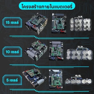 Maybuck แบตเตอรี่ลิเธียมความจุสูง หัวต่อ สำหรับเครื่พัดลมแบตเตอรี่ลิเธียม-เครื่องล้างรถ รับประกัน 1 ปี ส่งฟรี