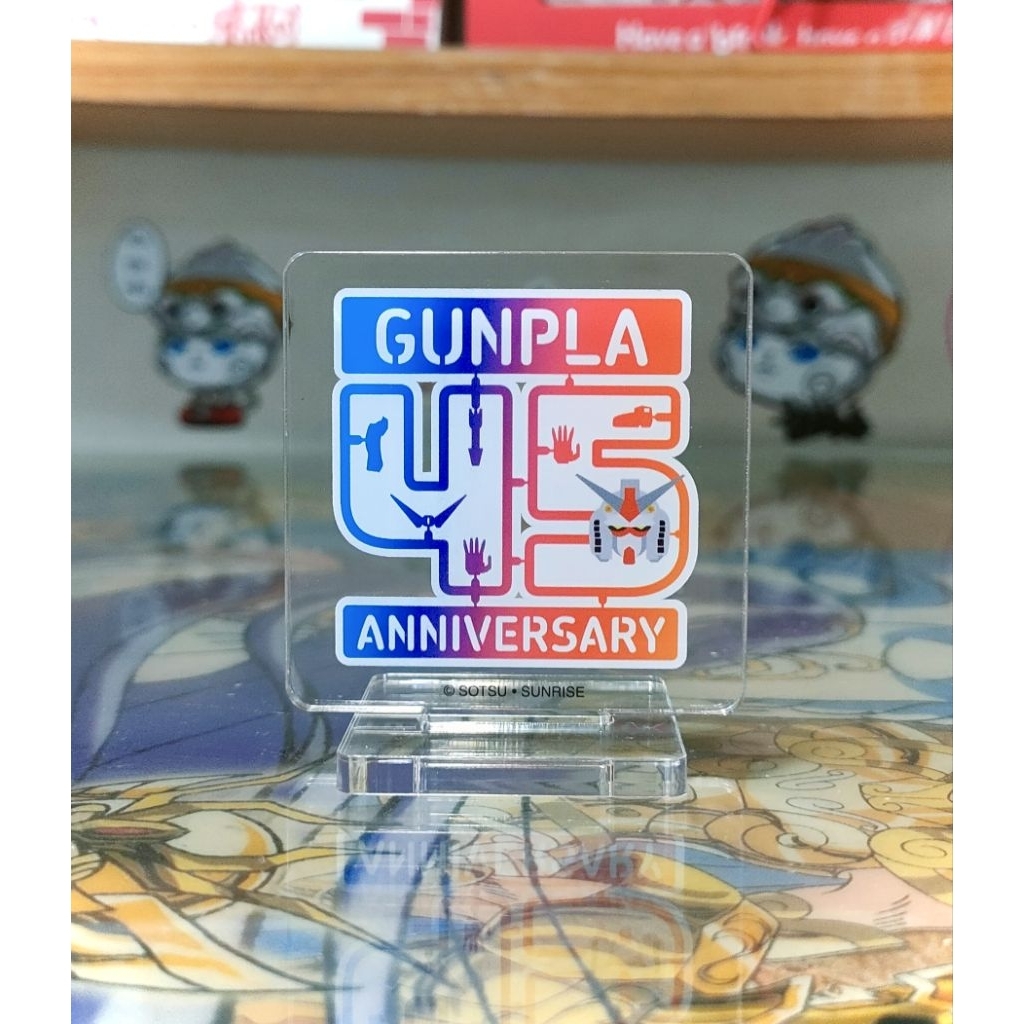 ป้ายอะคริลิค Gunpla 45 Anniversary