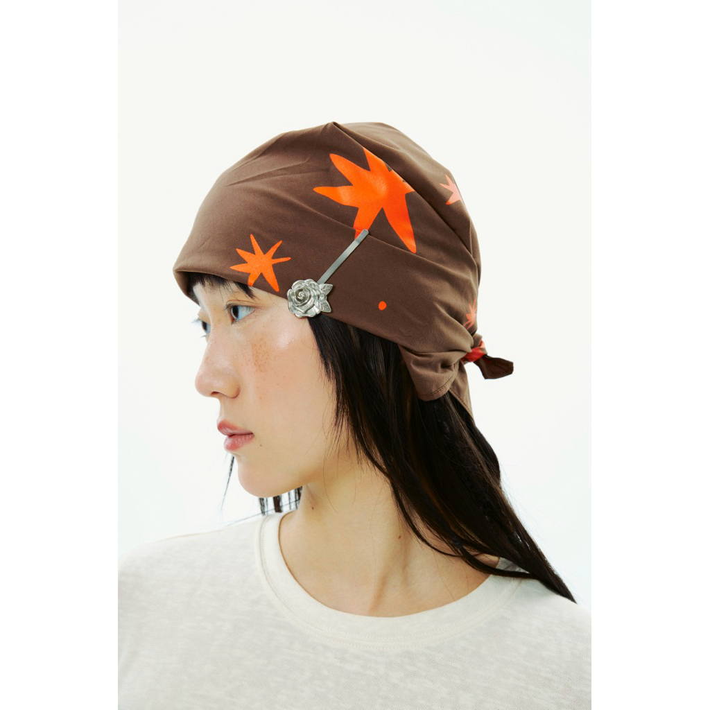 Star bandana ผ้าโพกผม(ไม่มีจำหน่าย)ซื้อสินค้าขั้นต่ำ1500.- แถม 1 ผืน(ผ้าโพกผมสีน้ำตาล)